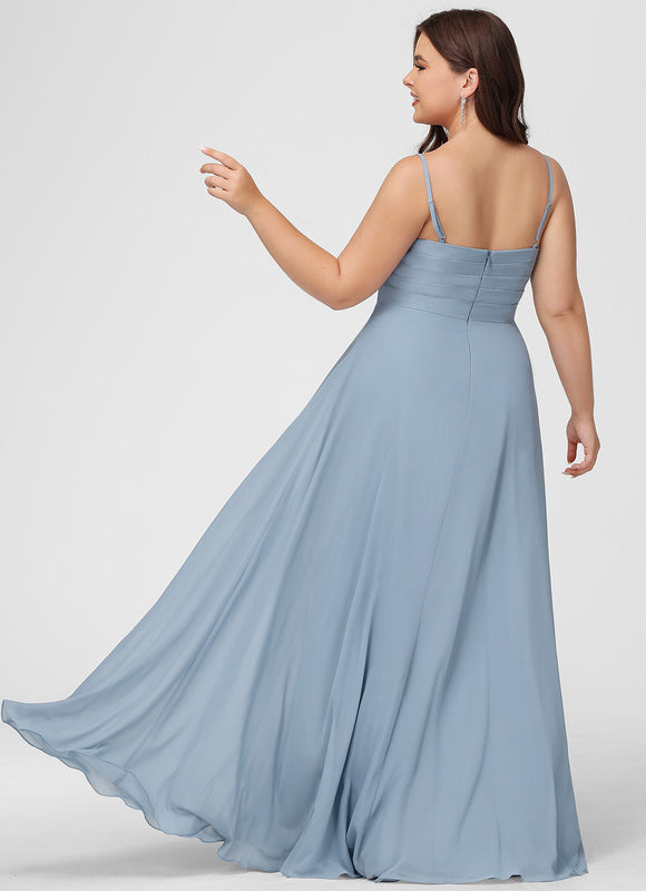 Robe Demoiselle D'Honneur Élégante Bordeaux - gallery 4