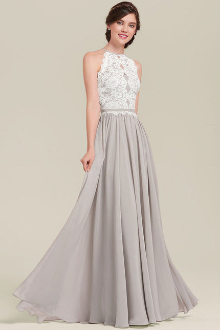 Robe Demoiselle D'Honneur Mousse Poudrée