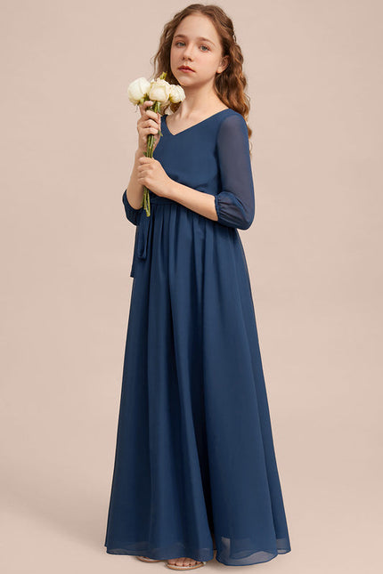 Robe Demoiselle D'Honneur Verte Éthérée - gallery 6