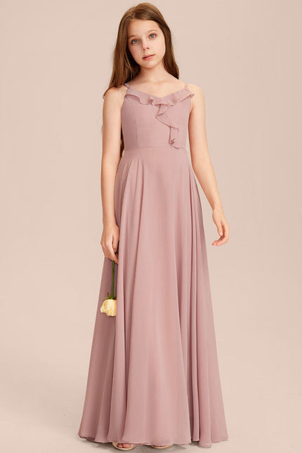 Robe Demoiselle D'Honneur Verte Éthérée