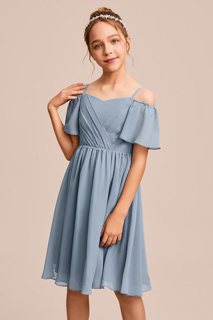 Robe Demoiselle D'Honneur Bleu Vert