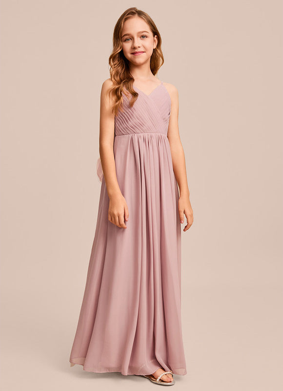 Robe Demoiselle D'Honneur Verte Éthérée - gallery 3