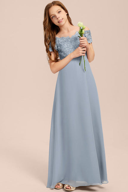 Robe Bleu Pastel Demoiselle D'Honneur