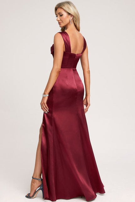 Robe Demoiselle D'Honneur Champagne Satin - gallery 1