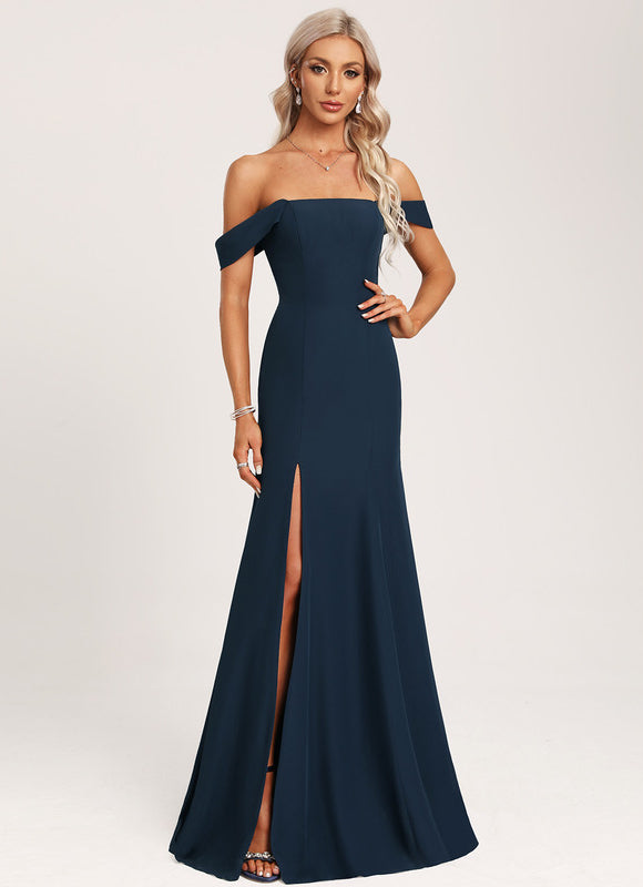 Robe Demoiselle D'Honneur Nuit Profonde Chic