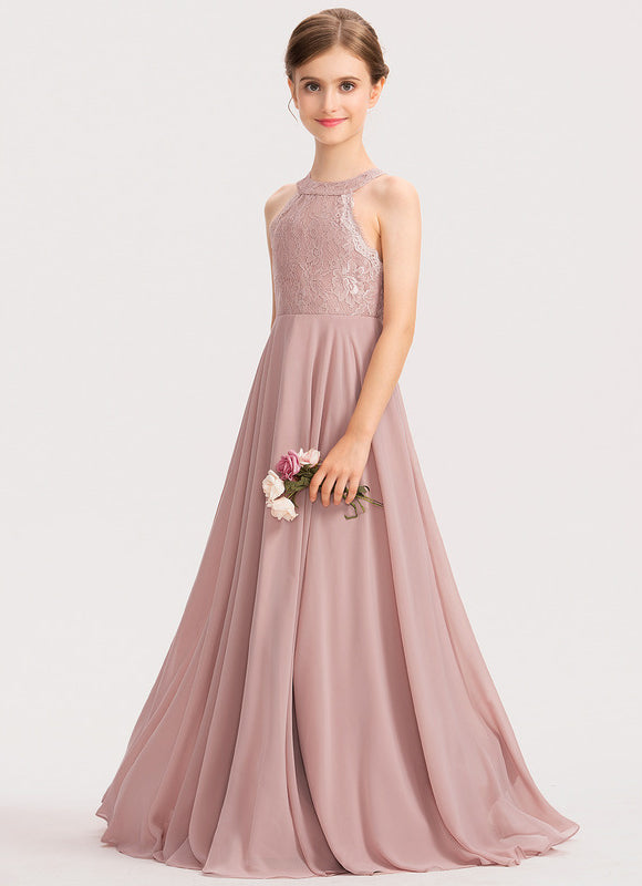 Robe Demoiselle D'Honneur Aérienne Rose - gallery 2