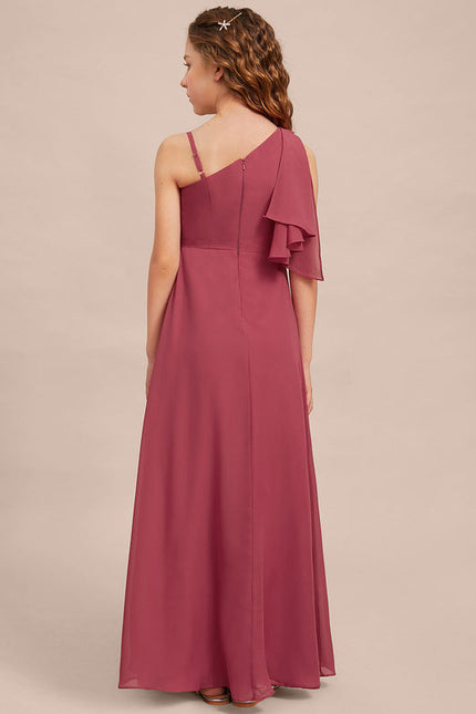 Robe Demoiselle D'Honneur Flamme Framboise - gallery 7