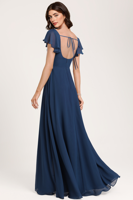 Robe Demoiselle D'Honneur Fluide Mint - gallery 4