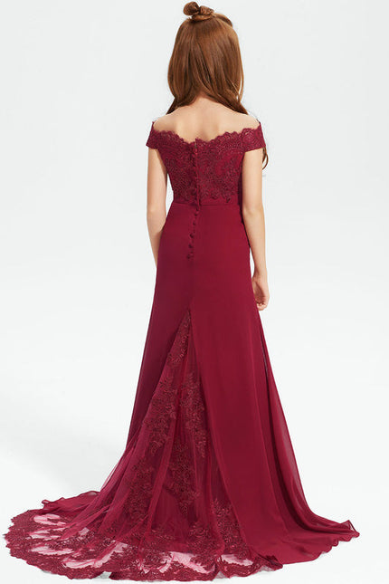 Robe Demoiselle D'Honneur Avec Traine