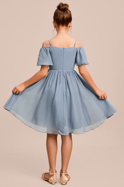 Robe Demoiselle D'Honneur Bleu Vert - gallery 1