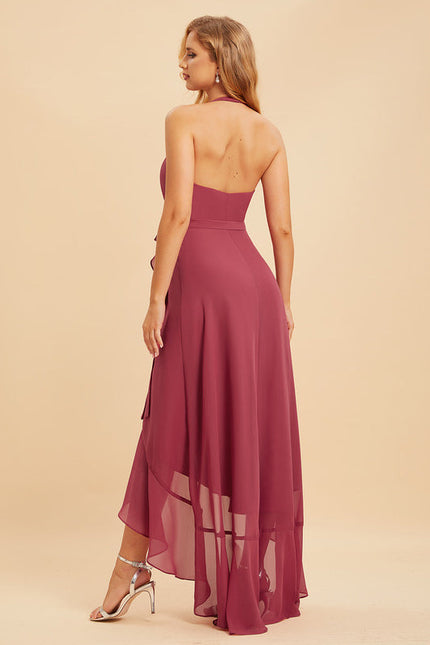 Robe Demoiselle D'Honneur Aérienne Pêche - gallery 6