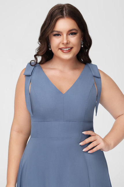 Robe Demoiselle D'Honneur Chiffon Élégante - gallery 9