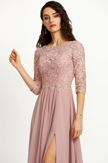 Robe Demoiselle D'Honneur Mousse Poudrée