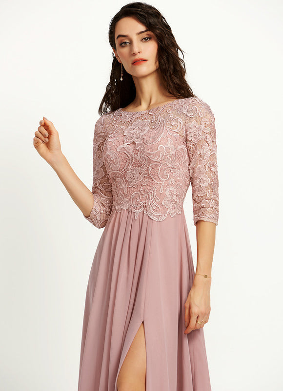 Robe Demoiselle D'Honneur Mousse Poudrée