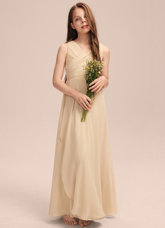 Robe Demoiselle D'Honneur Junior Élégante - gallery 1