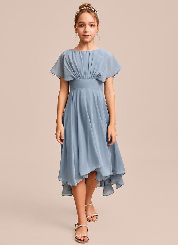 Robe Demoiselle D'Honneur Nuit Marine Fluide - gallery 3