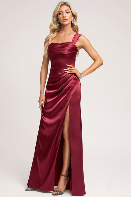 Robe Demoiselle D'Honneur Champagne Satin - gallery 2