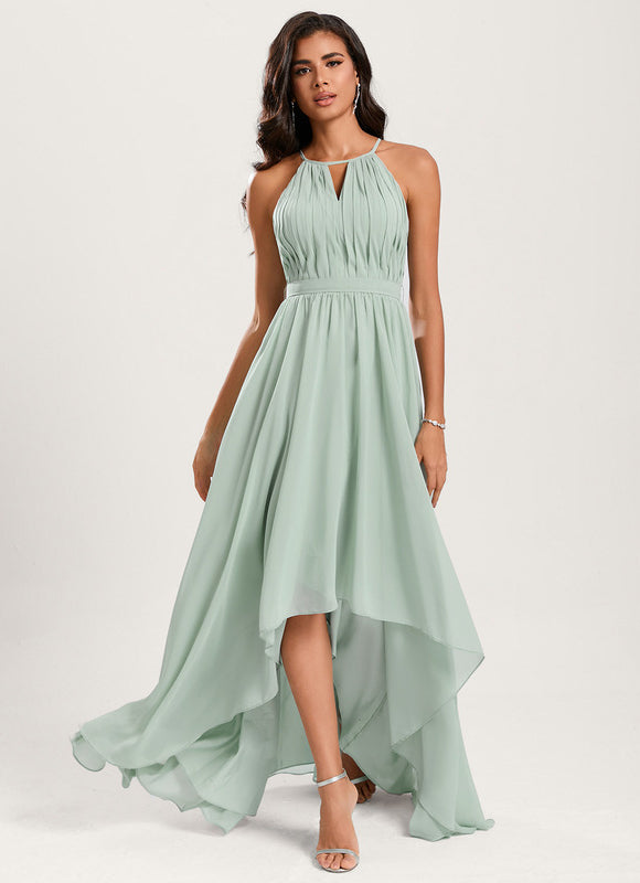 Robe Demoiselle D'Honneur Aérienne Pêche