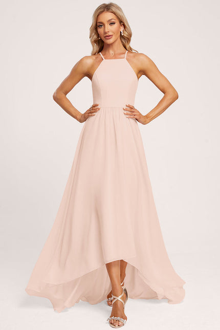 Robe Demoiselle D'Honneur Aérienne Pêche