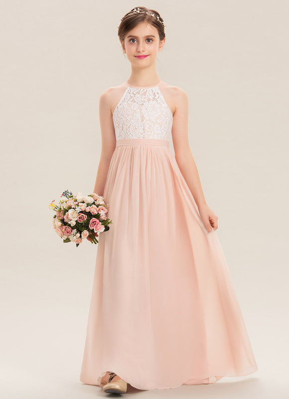 Robe Demoiselle D'Honneur Aérienne Rose - gallery 2