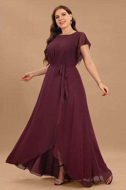 Robe Demoiselle D'Honneur Trapèze Fluidité Élégante - gallery 7