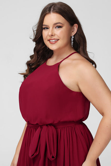 Robe Demoiselle D'Honneur Mousseline Lila - gallery 9