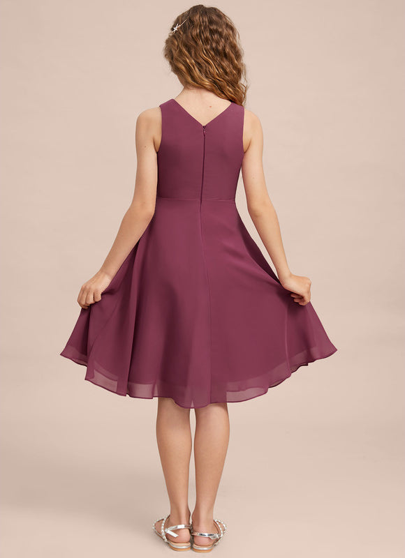 Robe Demoiselle D'Honneur Bleu Nuit Fluide - gallery 8