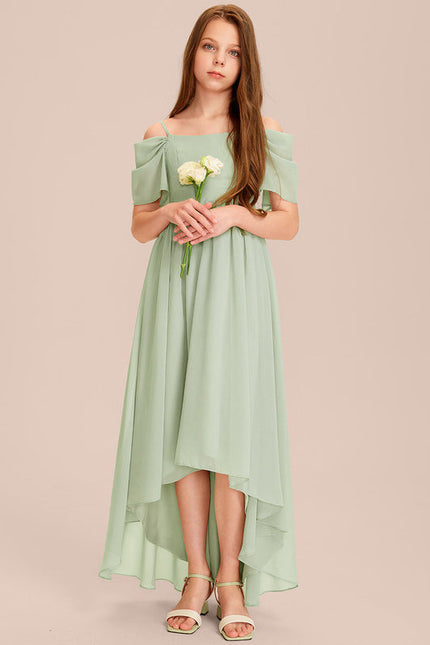 Robe Demoiselle D'Honneur Aérienne Menthe - gallery 2