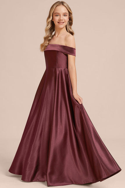 Robe Demoiselle D'Honneur Col Bardot - gallery 5