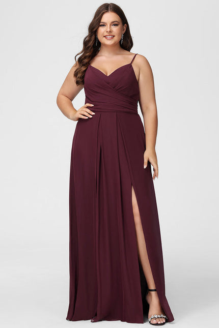 Robe Demoiselle D'Honneur À Volants Rose Pâle - gallery 9