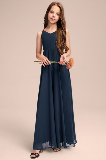 Robe Demoiselle D'Honneur Mousseline Douce