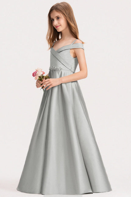 Robe Demoiselle D'Honneur Lueur Argentée - gallery 1