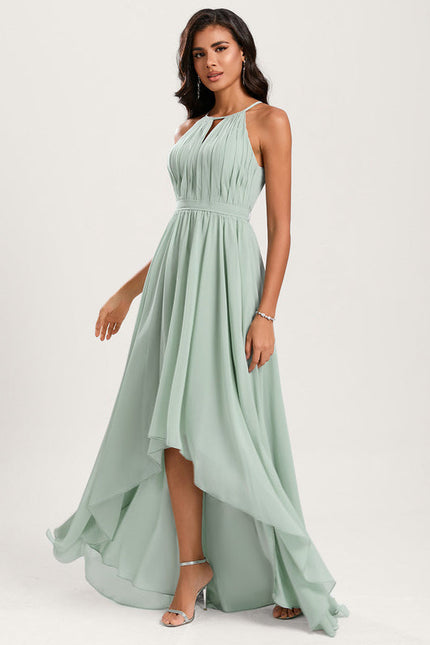 Robe Demoiselle D'Honneur Aérienne Pêche - gallery 3