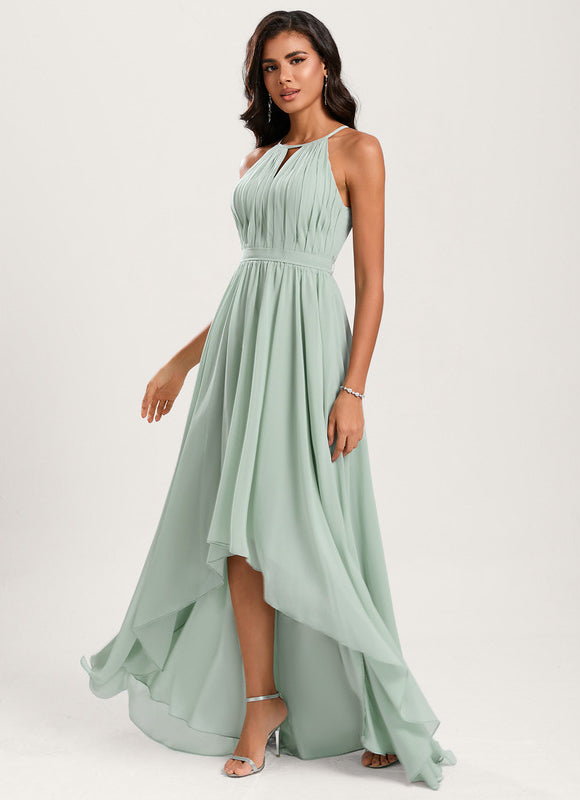 Robe Demoiselle D'Honneur Aérienne Pêche - gallery 3