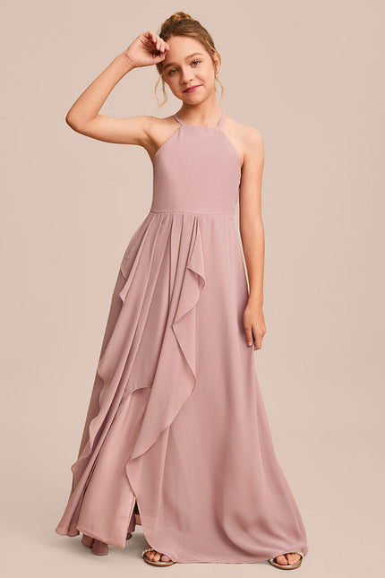 Robe Demoiselle D'Honneur Aquarelle Verte - gallery 4