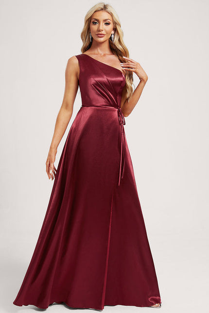 Robe Demoiselle D'Honneur Fluide Argentée - gallery 2