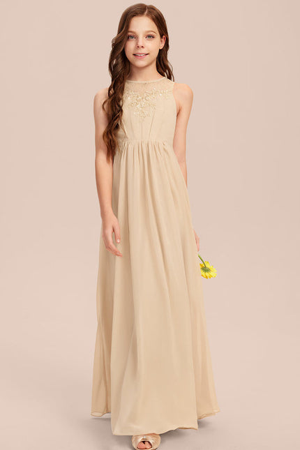 Robe Demoiselle D'Honneur Élégante Enfantine - gallery 7