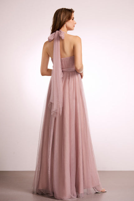 Robe Demoiselle D'Honneur Rose Brumeuse - gallery 4