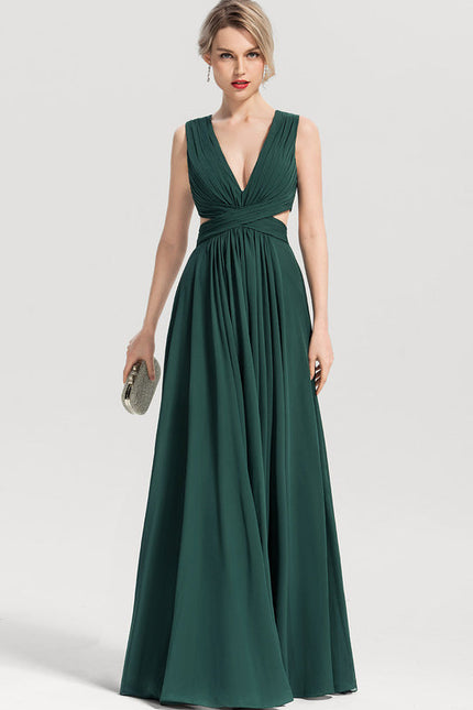 Robe Demoiselle D'Honneur Élégante Bordeaux