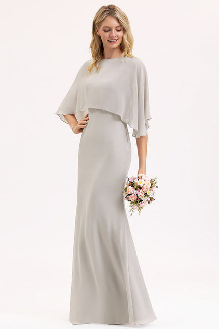 Robe Demoiselle D'Honneur Mousseline Épurée - gallery 1