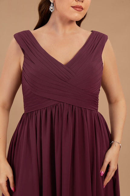 Robe Demoiselle D'Honneur Bordeaux Chic - gallery 6