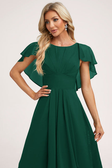 Robe Demoiselle D'Honneur Trapèze Fluidité Élégante - gallery 3