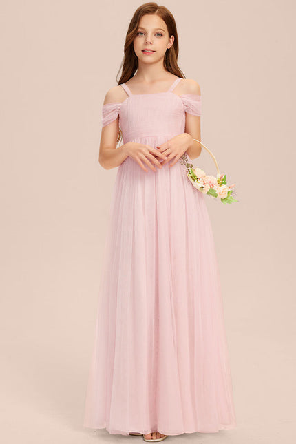 Robe Demoiselle D'Honneur Tulle Rose