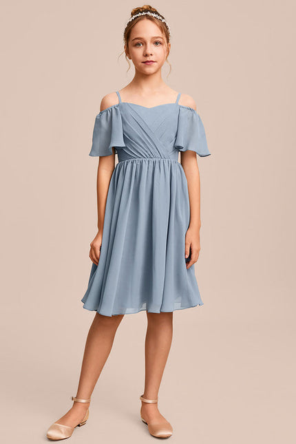 Robe Demoiselle D'Honneur Bleu Vert - gallery 4