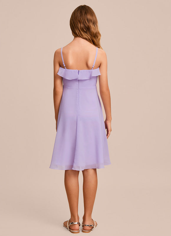 Robe Demoiselle D'Honneur Éclat Vert Éthéré - gallery 7