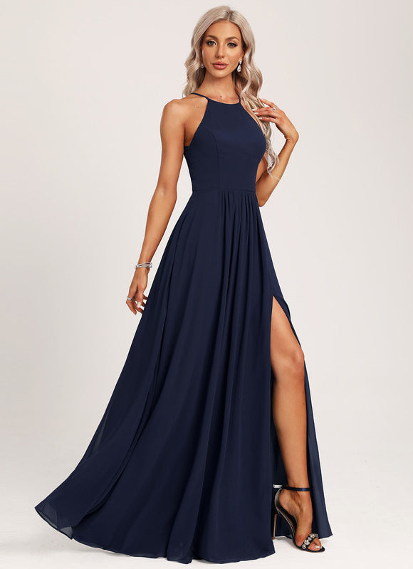 Robe Demoiselle D'Honneur Mousse Poudrée - gallery 2