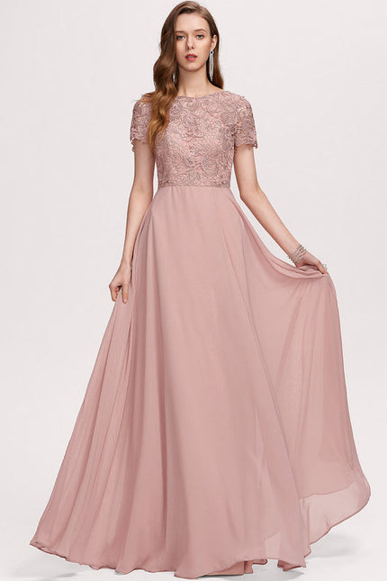 Robe Demoiselle D'Honneur Mousse Poudrée - gallery 2