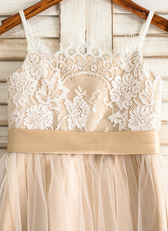 Robe Demoiselle D'Honneur Beige Doré - gallery 4