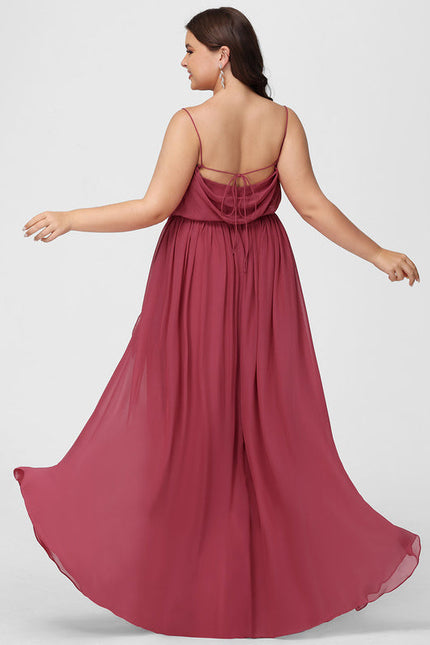 Robe Demoiselle D'Honneur Col V Fluidité - gallery 9