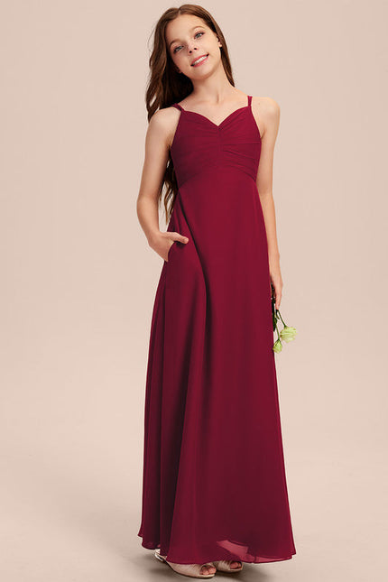 Robe Demoiselle D'Honneur Verte Éthérée - gallery 5